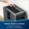 imageBISSELL air400 Smart Air Purifier with High Efficiency and Carbon Filters for Large Room and Home Quiet Bedroom Air Cleaner for AllergiesPetsDustDanderPollenSmokeHairOdors Auto Mode 24791Air400