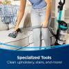 imageBissell CleanView Rewind Upright Bagless Vacuum with Automatic Cord Rewind ampamp Active Wand 3534BlackRed