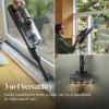 imageBissell PowerClean FurFinder 200W SelfStanding Cordless Vacuum wTangle Free Brush Roll Strong Suction Removeable Battery Wall Mount Upholstery Tool ampamp Bright Headlights200W Stick Vac with Headlights