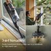 imageBissell PowerClean FurFinder 200W SelfStanding Cordless Vacuum wTangle Free Brush Roll Strong Suction Removeable Battery Wall Mount Upholstery Tool ampamp Bright Headlights280W Stick Vac with Headlights  FurGuard Brushroll