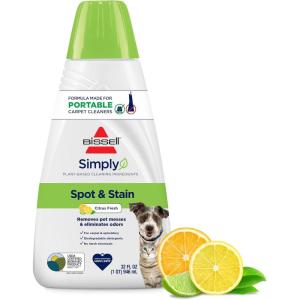 imageBissell Simply Spot ampamp Stain Portable Carpet Cleaner Formula 32 oz 3368Simply Plant Based Formula