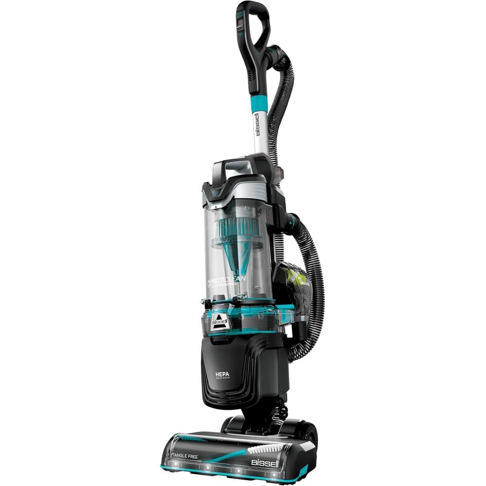 imageBissell MultiClean Allergen Rewind Pet Vacuum with HEPA Filter Sealed System Automatic Cord Rewind TangleFree Brush Roll ampamp LED Headlights 3402MultiClean Rewind