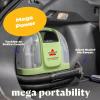 imageBISSELL Little Green Mini Cordless Portable Carpet and Upholstery Deep Cleaner CarAuto Detailer with HydroRinse SelfCleaning Tool and 4quot Tough Stain Tool Limited Edition Color Lake 4015LTea