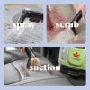imageBISSELL Little Green Mini Cordless Portable Carpet and Upholstery Deep Cleaner CarAuto Detailer with HydroRinse SelfCleaning Tool and 4quot Tough Stain Tool Limited Edition Color Lake 4015LTea