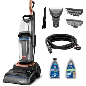 imageBISSELL Revolution HydroSteam Carpet Cleaner Upright Deep Cleaner HydroSteam Technology 4inch SelfCleaning Tough Stain Tool ampamp Formulas Included 4123Revolution HydroSteam
