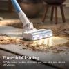imageBissell PowerClean 200W SelfStanding Cordless Vacuum wTangle Free Brush Roll Removeable Battery Wall Mount Upholstery Tool ampamp Bright Headlights 4173PowerClean