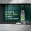 imageDOVE MEN  CARE Fortifying 2 in 1 Shampoo and Conditioner Fresh and Clean with Caffeine for Normal to Oily Hair Helps Strengthen Thinning Hair 3 oz3 Fl Oz Pack of 1