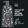 imageDOVE MEN  CARE Shampoo Charcoal  Clay 3 Count For HealthyLooking Hair Naturally Derived Plant Based Cleansers 254 oz