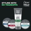 imageDOVE MEN  CARE Styling Gel for a Strong Hold Hair Taming Gel Hair Styling Product for Thicker and Healthier Looking Hair 7 Fl oZ Pack of 3