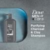 imageDOVE MENCARE DV M SH Charcoal Pump Purifying Shampoo Charcoal  Clay for Stronger More Resilient Hair with PlantBased Cleansers 31 oz