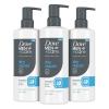imageDOVE MEN  CARE Advanced Care Face  Body Cleanser Dry Repair 3 Count for Dry Skin Cleanser with Smooth Shea Butter 169 oz