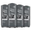 imageDOVE MEN  CARE Elements Body Wash Charcoal  Clay 4 Count For Mens Skin Care Effectively Washes Away Bacteria While Nourishing Your Skin 18 oz