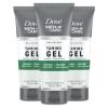 imageDOVE MEN  CARE Styling Gel for a Strong Hold Hair Taming Gel Hair Styling Product for Thicker and Healthier Looking Hair 7 Fl oZ Pack of 3