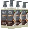 imageDove MenCare 2in1 Shampoo  Conditioner Ginger ampamp Coconut Oil for Hydrated Hair Mineral Complex 175 oz175 Fl Oz Pack of 4