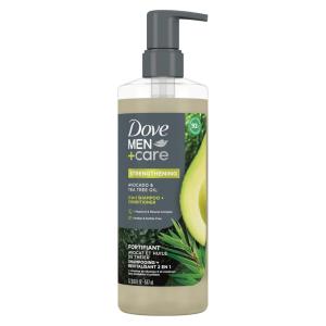imageDove MenCare 2in1 Shampoo  Conditioner Avocado ampamp Tea Tree Oil for Strengthening Hair with Vitamin E ampamp Mineral Complex 175 oz