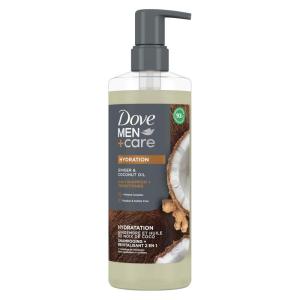 imageDove MenCare 2in1 Shampoo  Conditioner Ginger ampamp Coconut Oil for Hydrated Hair Mineral Complex 175 oz175 Fl Oz Pack of 1