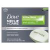 imageDOVE MEN  CARE Bar 3 in 1 Cleanser for Body Face and Shaving to Clean and Hydrate Skin Extra Fresh Body and Facial Cleanser More Moisturizing Than Bar Soap 375 oz 14 Count Pack of 1Fresh