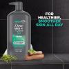 imageDOVE MEN  CARE Body and Face Wash Invigorating Revive 3N1 3 Count with Tea Tree Oil with 24Hour Nourishing Micromoisture Technology 30 oz
