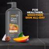 imageDOVE MEN  CARE Body and Face Wash Rejuvenating Mango  Cedarwood 3 Pack for Men with 24Hour Nourishing Micromoisture Technology 30 oz