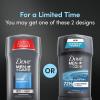 imageDOVE MEN  CARE Deodorant Stick For Men Morning Fresco Aluminum Free 72Hour Odor Protection Mens Deodorant With Essential Oils ampamp 14 Moisturizing Cream 3 Ounce Pack of 3Subtle