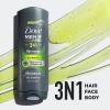 imageDOVE MEN  CARE PostWorkout Body Wash 3N1 Revive 4 Count For Men With Tea Tree Oil 18 ozMenthol