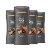 imageDove MenCare Antiperspirant Stick Sandalwood  Amber 4 Count 72H Protection with a PlantBased Moisturizer 26 ozBody Deodorant