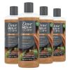 imageDove MenCare Body Wash Sandalwood  Cardamom Oil 4 Count to Rebuild Skin in the Shower with PlantBased Cleansers and Moisturizers 18 ozBody Wash