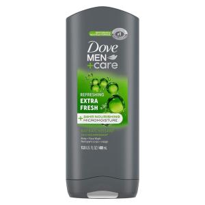 imageDOVE MEN  CARE Body Wash and Face For Fresh HealthyFeeling Skin Extra Fresh Cleanser That Effectively Washes Away Bacteria While Nourishing Your 135 oz135 Ounce Pack of 1