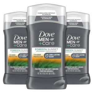 imageDOVE MEN  CARE Deodorant Stick For Men Morning Fresco Aluminum Free 72Hour Odor Protection Mens Deodorant With Essential Oils ampamp 14 Moisturizing Cream 3 Ounce Pack of 3Foresta Sunset