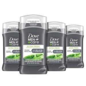 imageDOVE MEN  CARE Deodorant Stick For Men Morning Fresco Aluminum Free 72Hour Odor Protection Mens Deodorant With Essential Oils ampamp 14 Moisturizing Cream 3 Ounce Pack of 3Extra Fresh