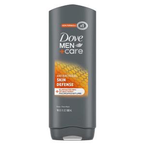 imageDove MenCare Antibacterial Skin Defense Body and Face Wash with 24Hour Nourishing Micromoisture Technology Body Wash for Men 18 oz