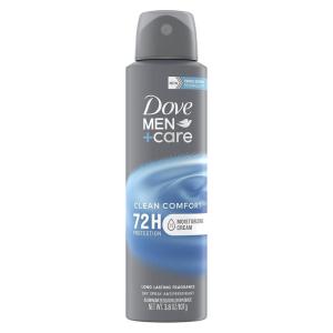 imageDove MenCare Antiperspirant Deodorant Clean Comfort Dry Spray For Men 72hour Sweat and Odor Protection with Triple Defense Technology 38 oz