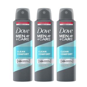 imageDove MenCare Antiperspirant Dry Spray Deodorant for Men Clean Comfort 48 Hour Sweat and Body Odor Protection 38 oz 3 CountClean Comfort