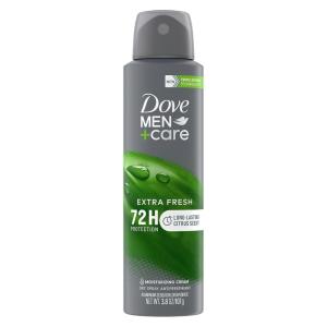 imageDove MenCare Antiperspirant Dry Spray Deodorant for Men Extra Fresh 48Hour Sweat and Body Odor Protection 38 oz38 Ounce Pack of 1