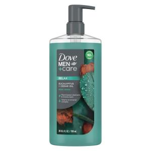 imageDove MenCare Body Wash Eucalyptus  Cedar Oil to Rebuild Skin in the Shower with PlantBased Cleansers and Moisturizers 26 ozBody Wash