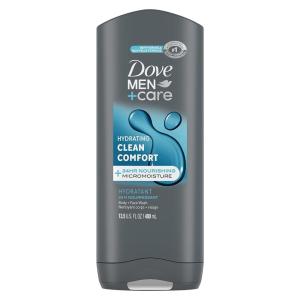 imageDove MenCare Body Wash and Face Wash Clean Comfort 135 oz for Dry Skin Effectively Washes Away Bacteria While Nourishing Your SkinClean Comfort