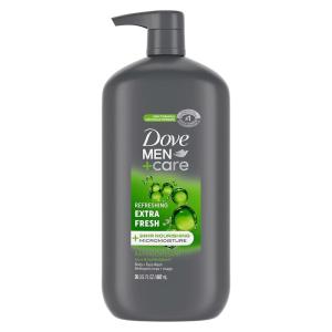 imageDove MenCare Body and Face Wash Refreshing Extra Fresh Body Wash for Men with 24Hour Nourishing Micromoisture Technology 30 oz