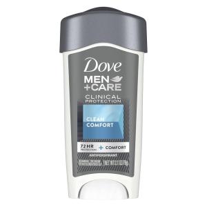 imageDove Men  Care Clinical Protection Antiperspirant 72Hour Sweat And Odor Protection Clean Comfort XL Antiperspirant For Men Formulated With Triple Action Moisturizer 27ozSubtle