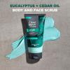 imageDove MenCare Body and Face Scrub Costal Cedar Deeply Exfoliates for Hydrated ampamp Nourished Skin 100 Gentle Cleanser No Sulfate Cleansers or Parabens 98 Biodegradable Formula 9 ozEucalyptus