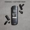imageDOVE MEN  CARE Body and Face Wash 4 Count Purifying Charcoal  Clay Body Wash for Men with 24Hour Nourishing Micromoisture Technology 18 ozcharcoal and clay