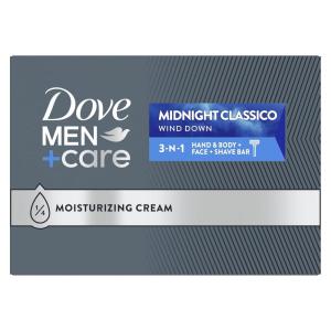 imageDOVE MEN  CARE Hand ampamp Body Face  Shave Bar Midnight Classico 10 count For Hydrated Smooth Skin 375 oz