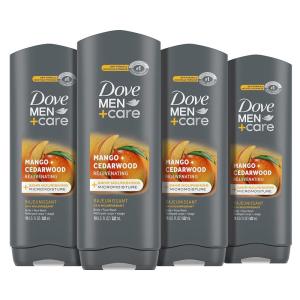 imageDOVE MEN  CARE Midnight Classico Body and Face Wash 4 Count for Calm Replenished ampamp Hydrated SkinMango  Cedarwood