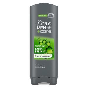 imageDove MenCare Body and Face Wash Refreshing Extra Fresh Body Wash for Men with 24Hour Nourishing Micromoisture Technology 18 oz
