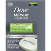 imageDove MenCare 3 in 1 Bar Cleanser for Body Face and Shaving to Clean and Hydrate Skin Extra Fresh Body and Facial Cleanser More Moisturizing Than Bar Soap 375 oz 8 Bars