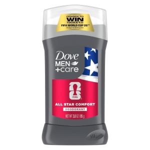 imageDove MenCare Deodorant Stick All Star Comfort for 72H Protection Neutralizes Odor 30 oz