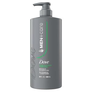 imageDOVE MEN  CARE Shampoo 1 count Fresh  Clean for Hair Refreshing ampamp Strengthening with Menthol 28 fl oz