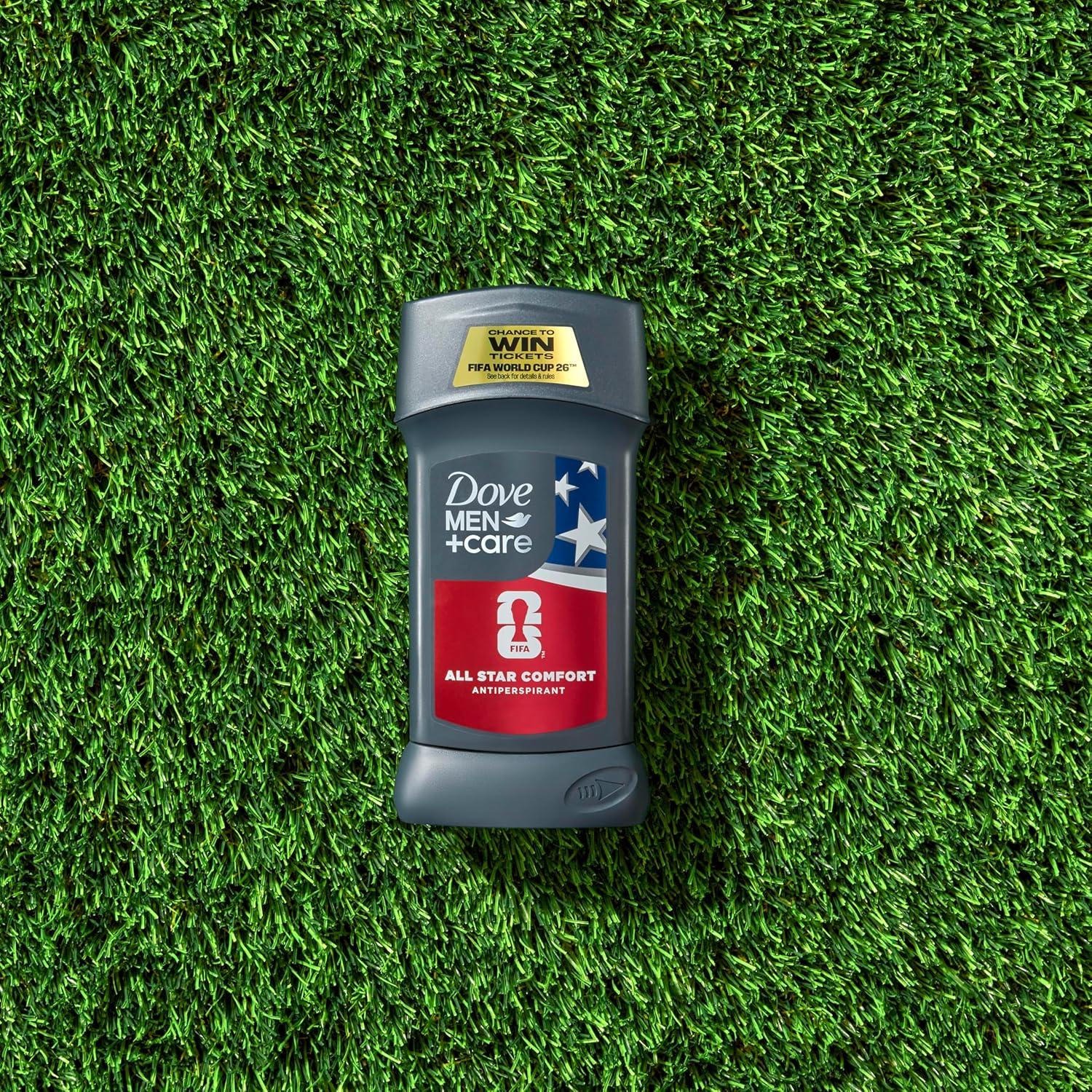 imageDove MenCare Antiperspirant Stick All Star Comfort for 72H Protection Neutralizes Odor and Sweat 26 oz