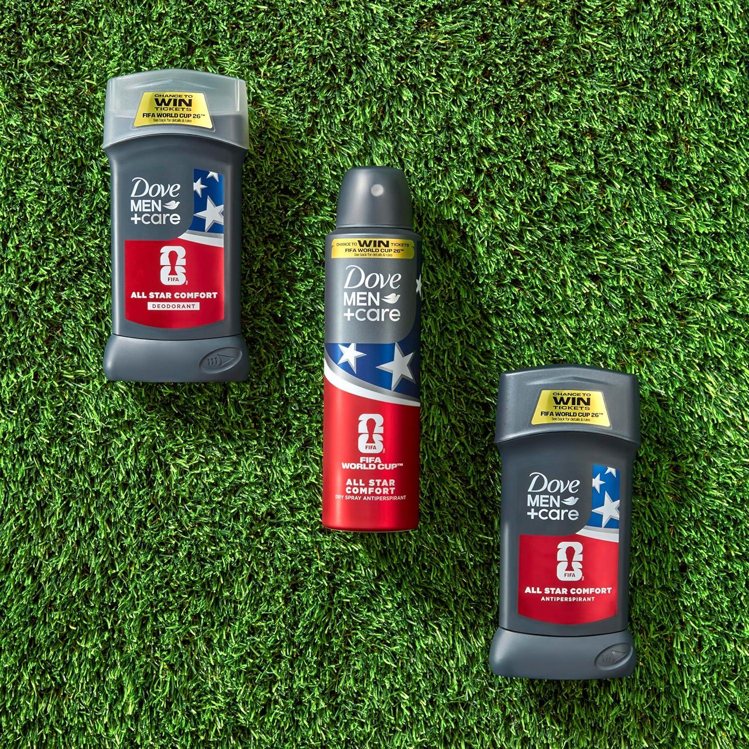 imageDove MenCare Antiperspirant Stick All Star Comfort for 72H Protection Neutralizes Odor and Sweat 26 oz