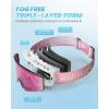 imageOutdoorMaster Falcon Kids Ski GogglesMagnetic Interchangeable Lens Anti Fog UV Protection OTG Snowboard Goggles for YouthAwhite Framevlt 46 Pink Lens