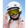 imageOutdoorMaster Falcon Kids Ski GogglesMagnetic Interchangeable Lens Anti Fog UV Protection OTG Snowboard Goggles for YouthLensvlt 75 Yellow